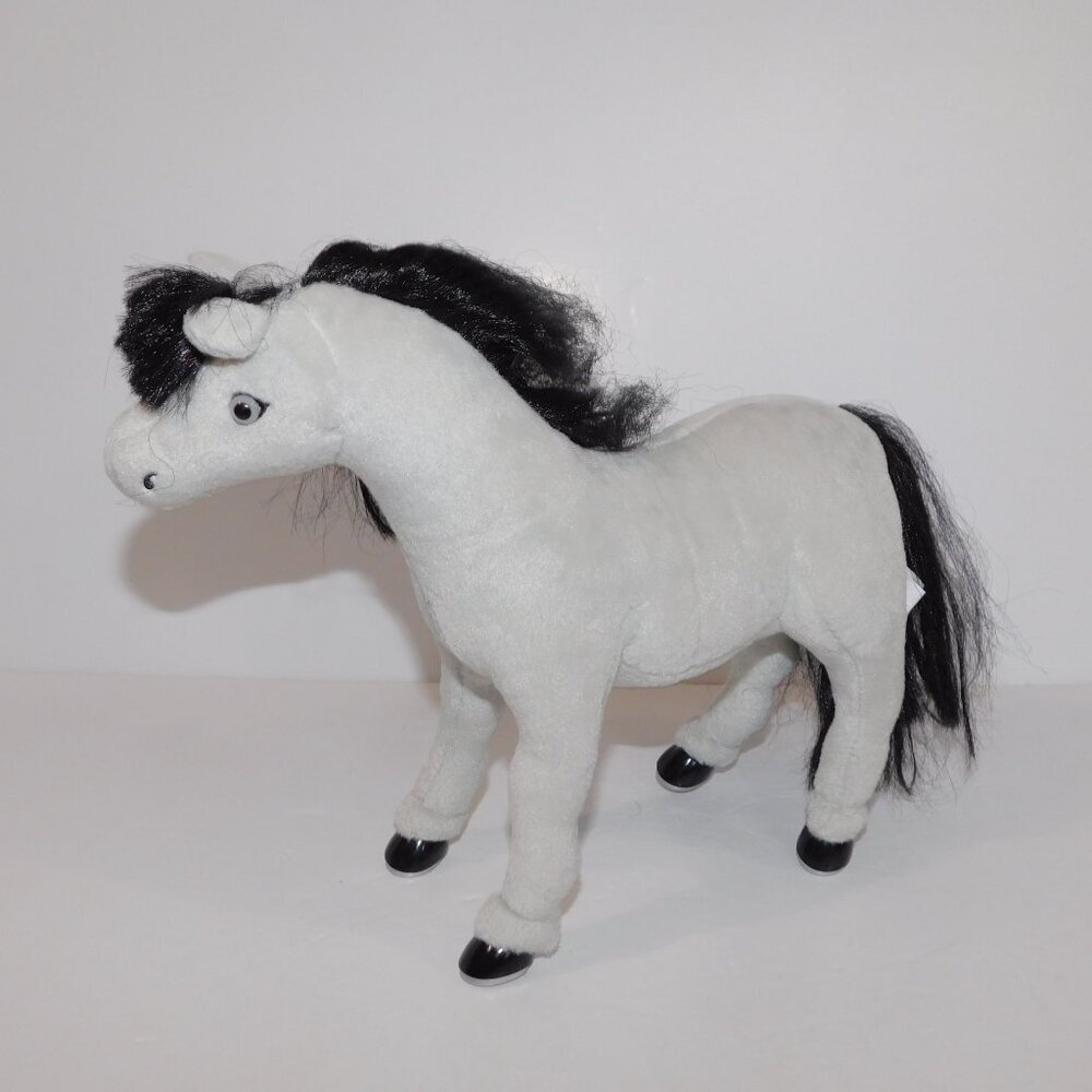 Vintage 2002 Madeline Gray Horse Clementine 9" Plush with Sound Learning Curve - Picture 3 of 6